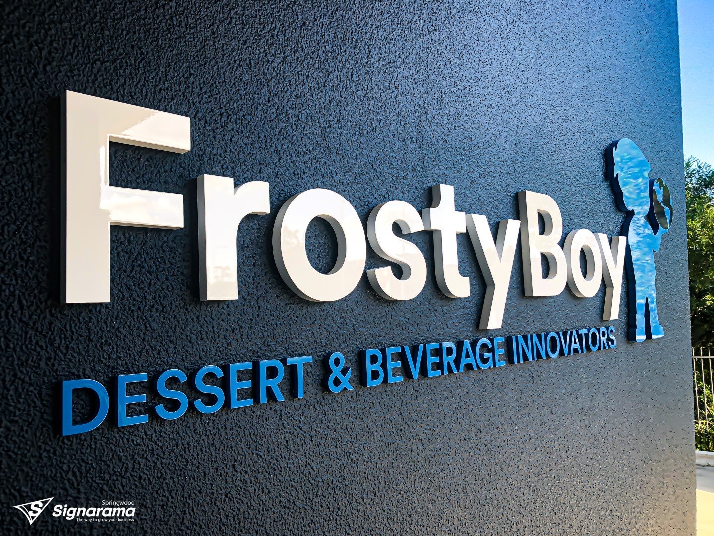 Frostyboy – 3D cut letter signage