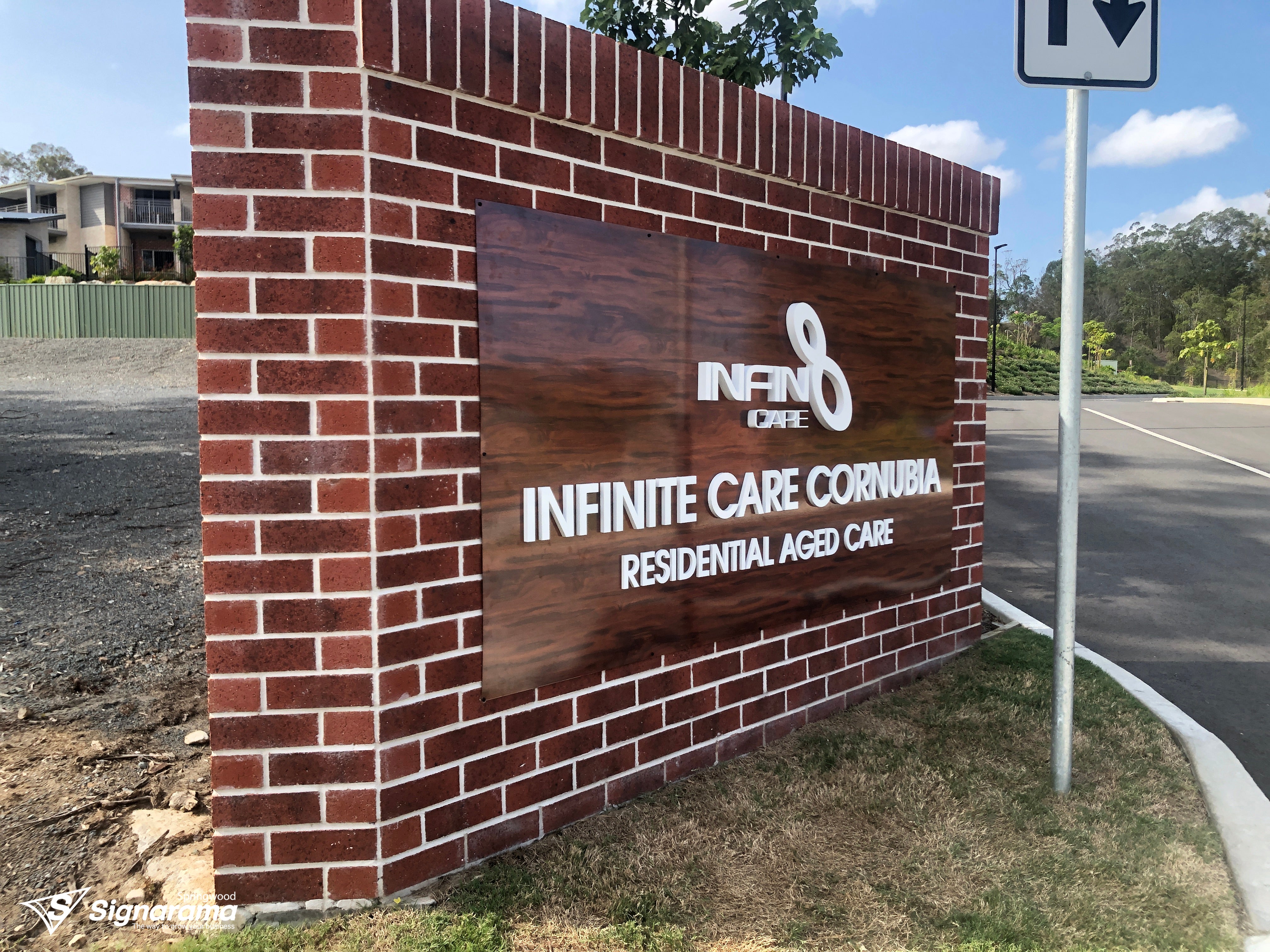 Infinite Cafe and Care – 3D cut letter signage