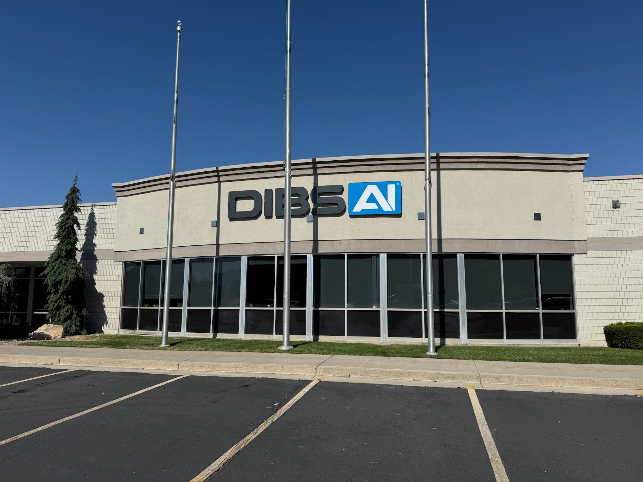 Triple Sign Project for DIBS AI • American Fork, UT | Illuminated & Non-Lit Cabinet Signs