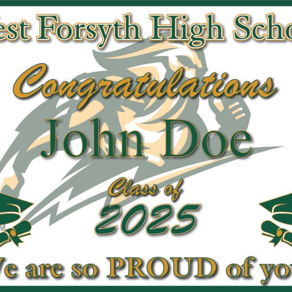 WFHS Senior Yard Signs