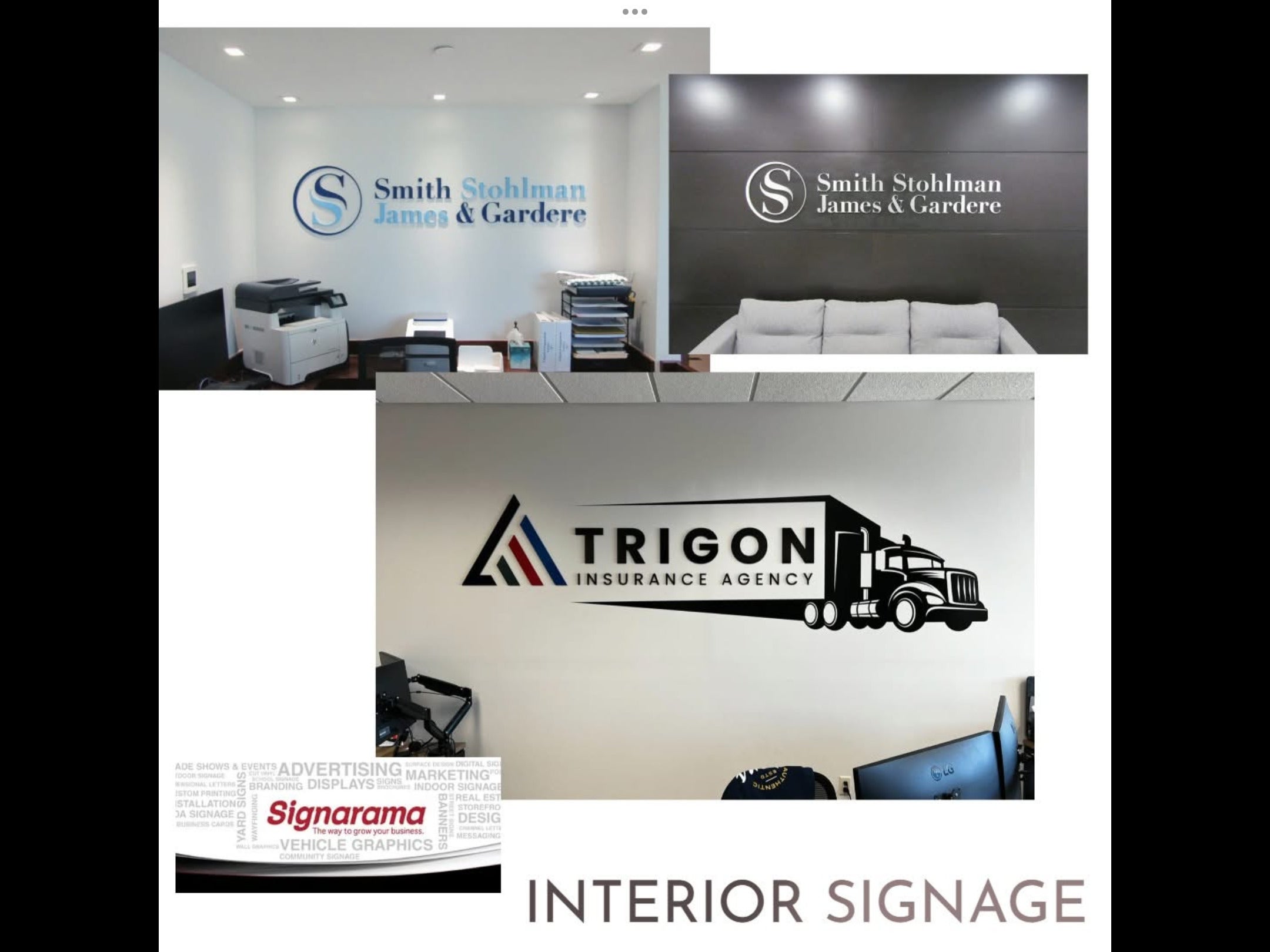 Interior sign