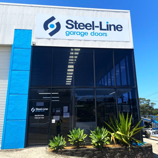 Wollongong sign - ACP Warehouse Sign - steel line