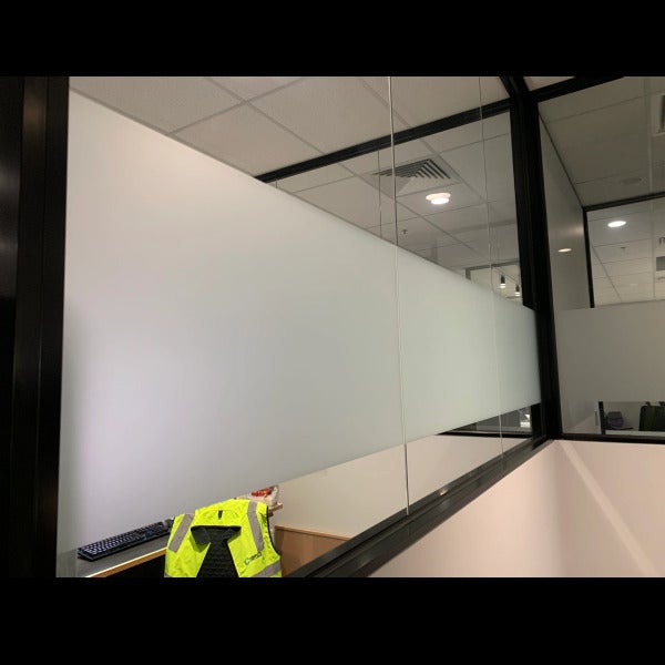 Office Frosting & Signage - Prime Electrical & Data Services - Fairfield VIC.