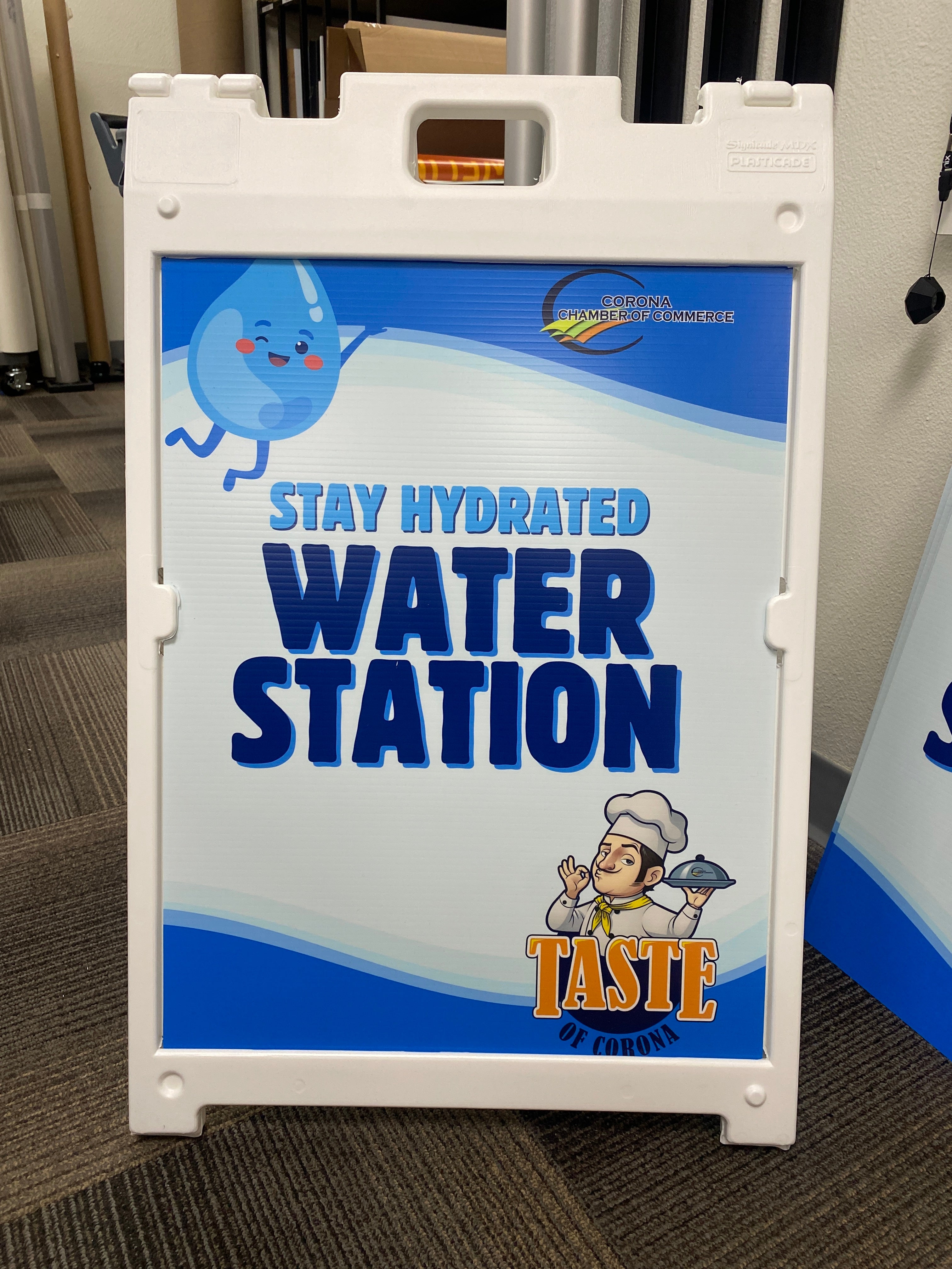 Taste of Corona 2025 Event Signage