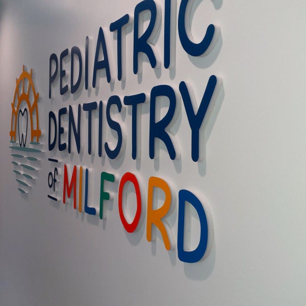 Colorful Interior Signage With Pediatric Dentistry of Milford