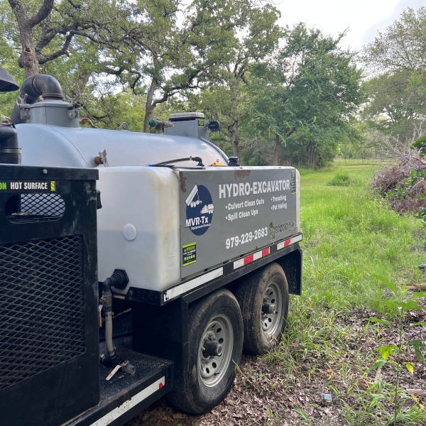 hydro excavation Trailer decals