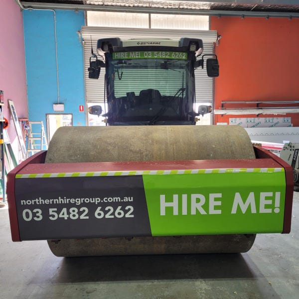 Northern Hire Group Front_ Decals_Echuca Moama Signarama