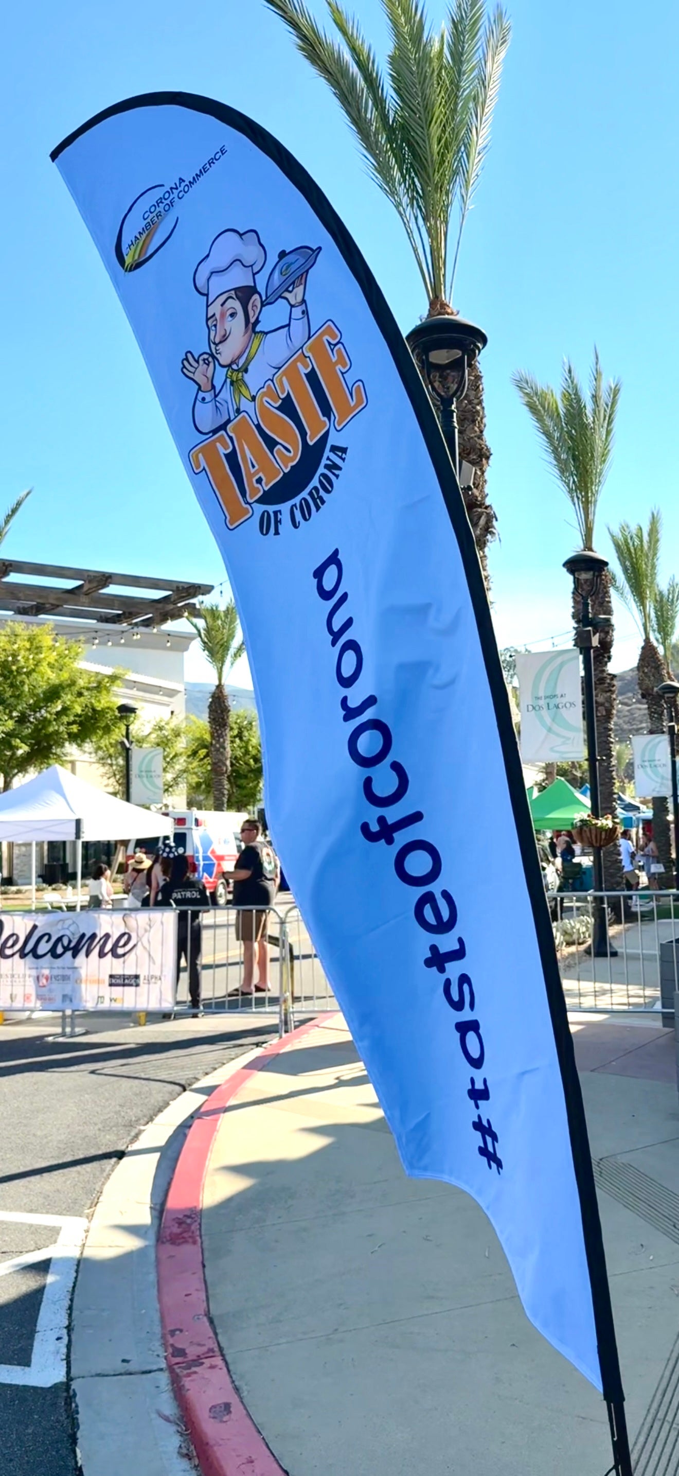 Taste of Corona 2025 Event Signage