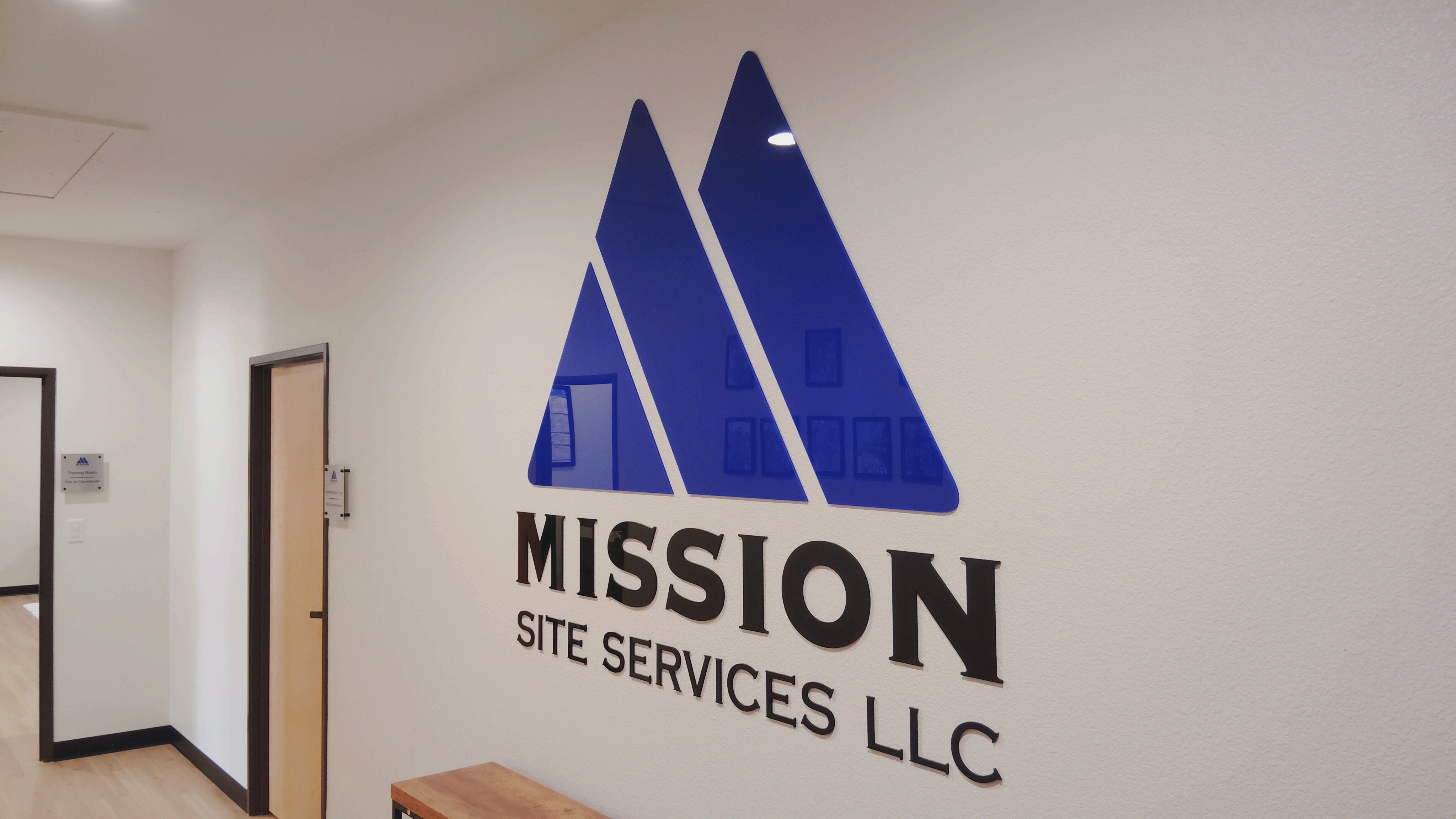 Dimensional Wall Decal at Mission Site Services