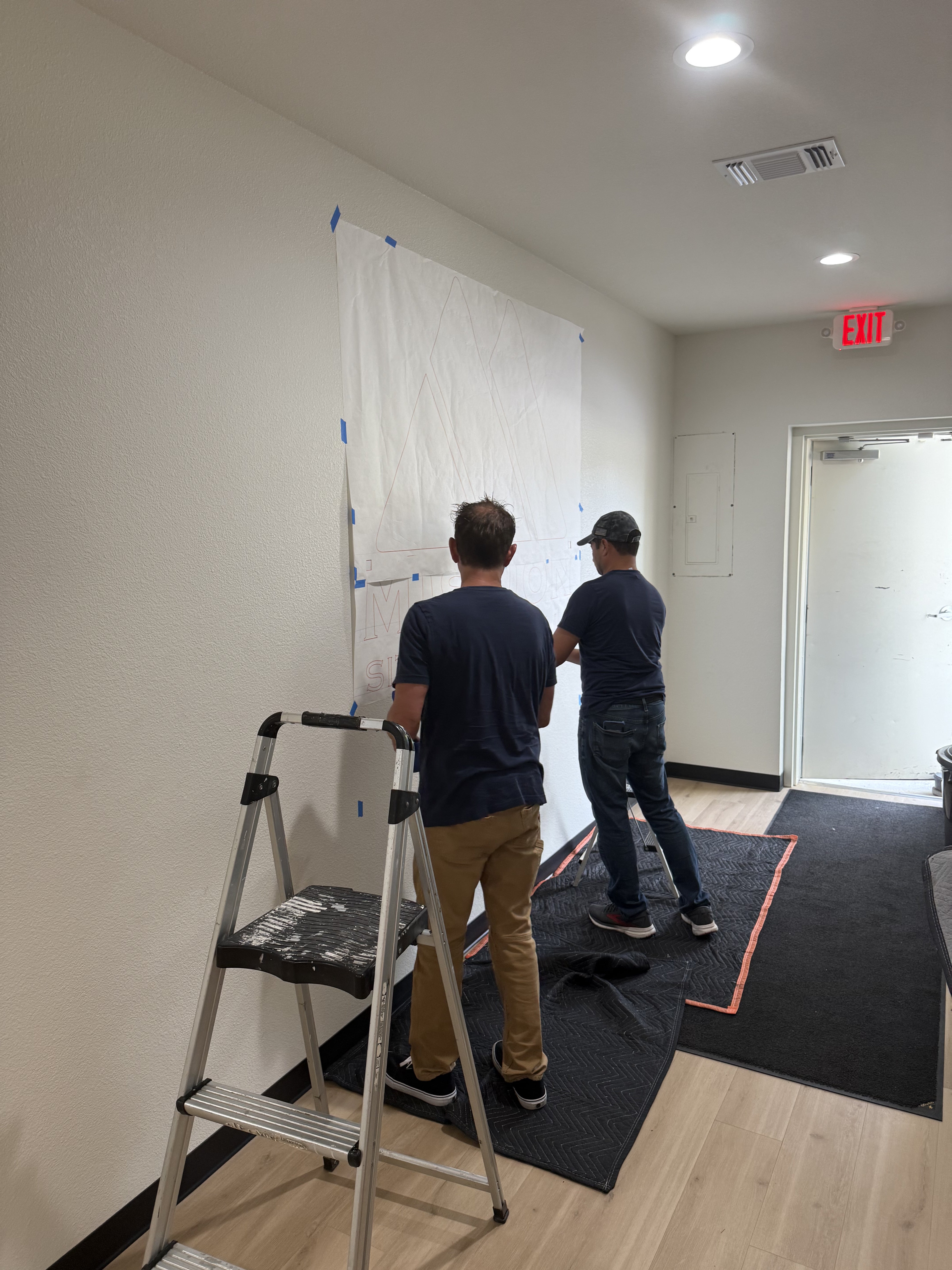 Dimensional Wall Decal at Mission Site Services
