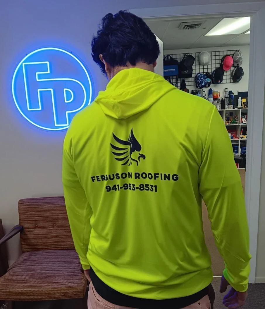 Outfitting Ferguson Roofing with Branded Performance Gear