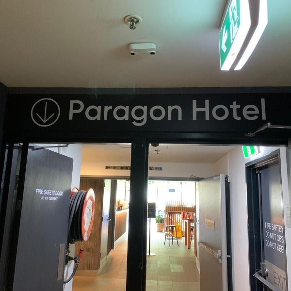 Paragon Hotel Pub Multiple Signages