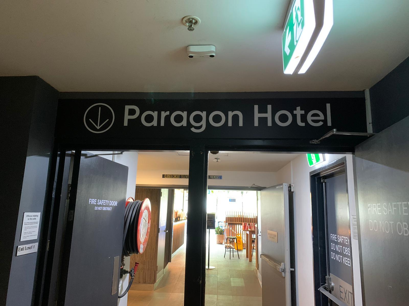 Paragon Hotel Pub Multiple Signages