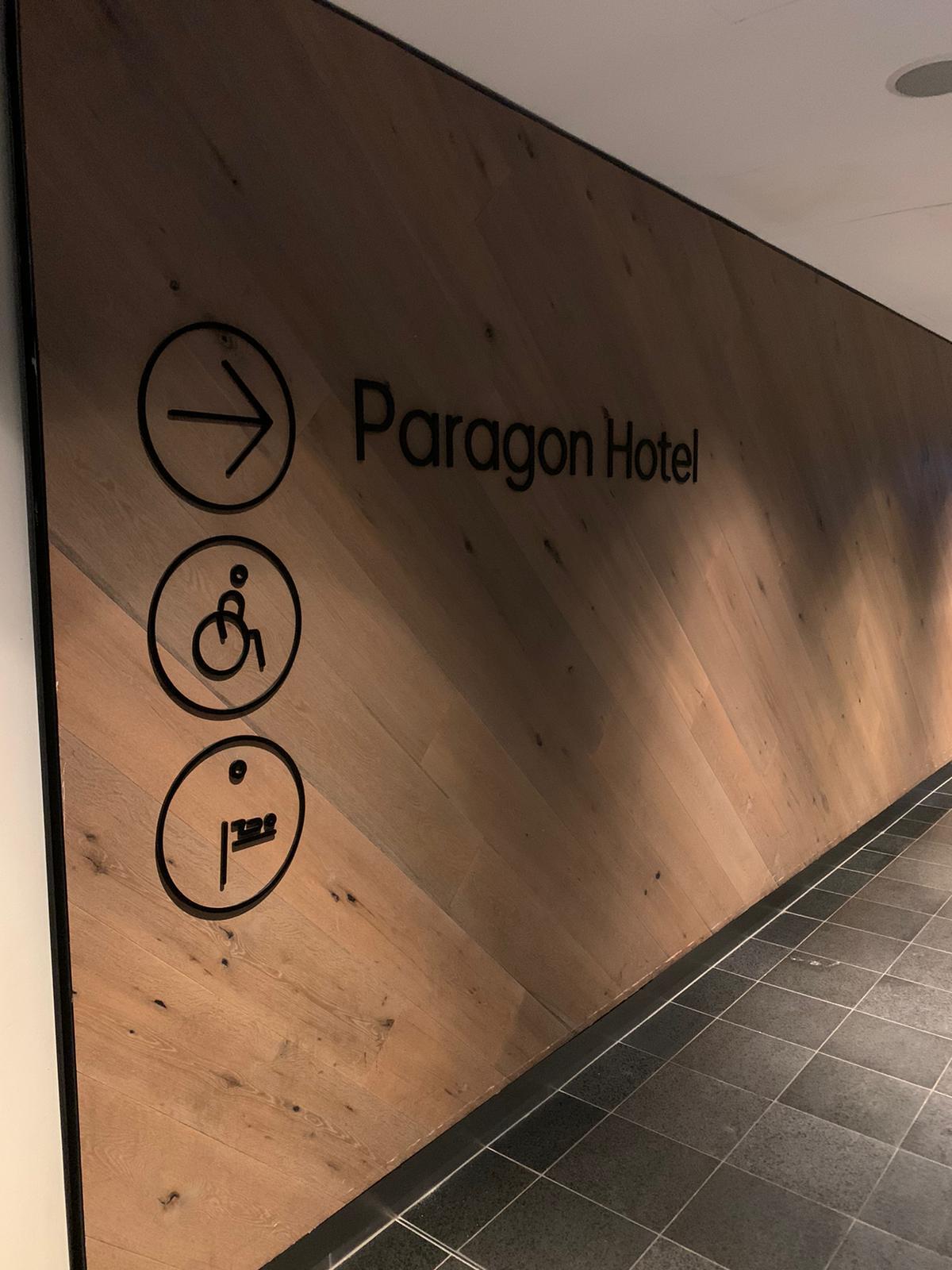 Paragon Hotel Pub Multiple Signages
