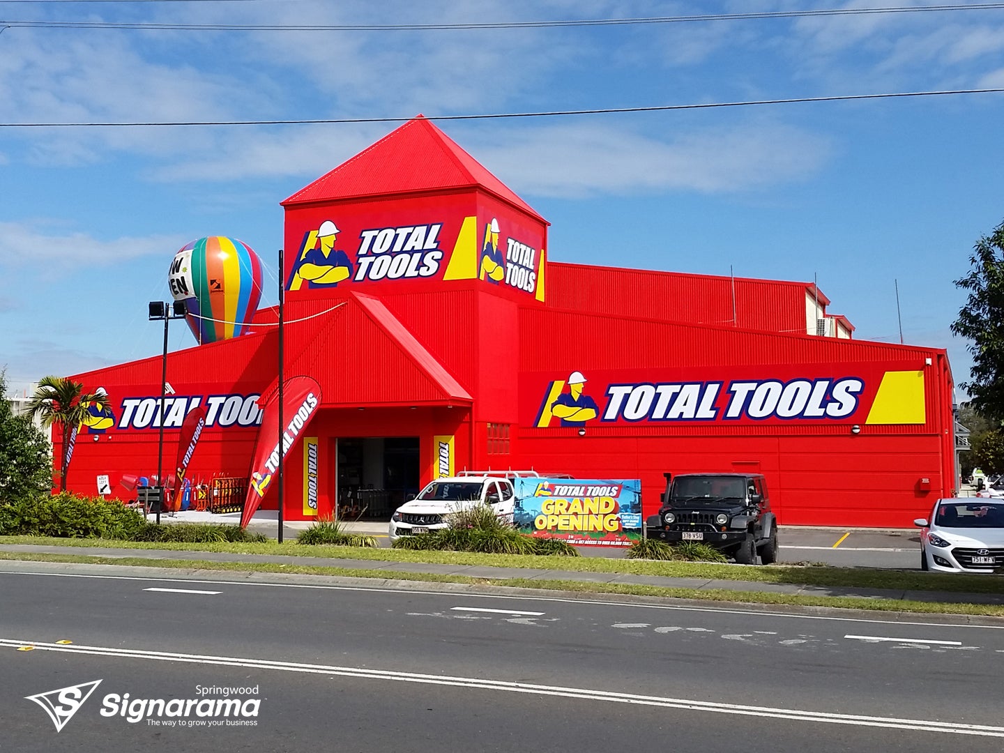 Total Tools – metal signage