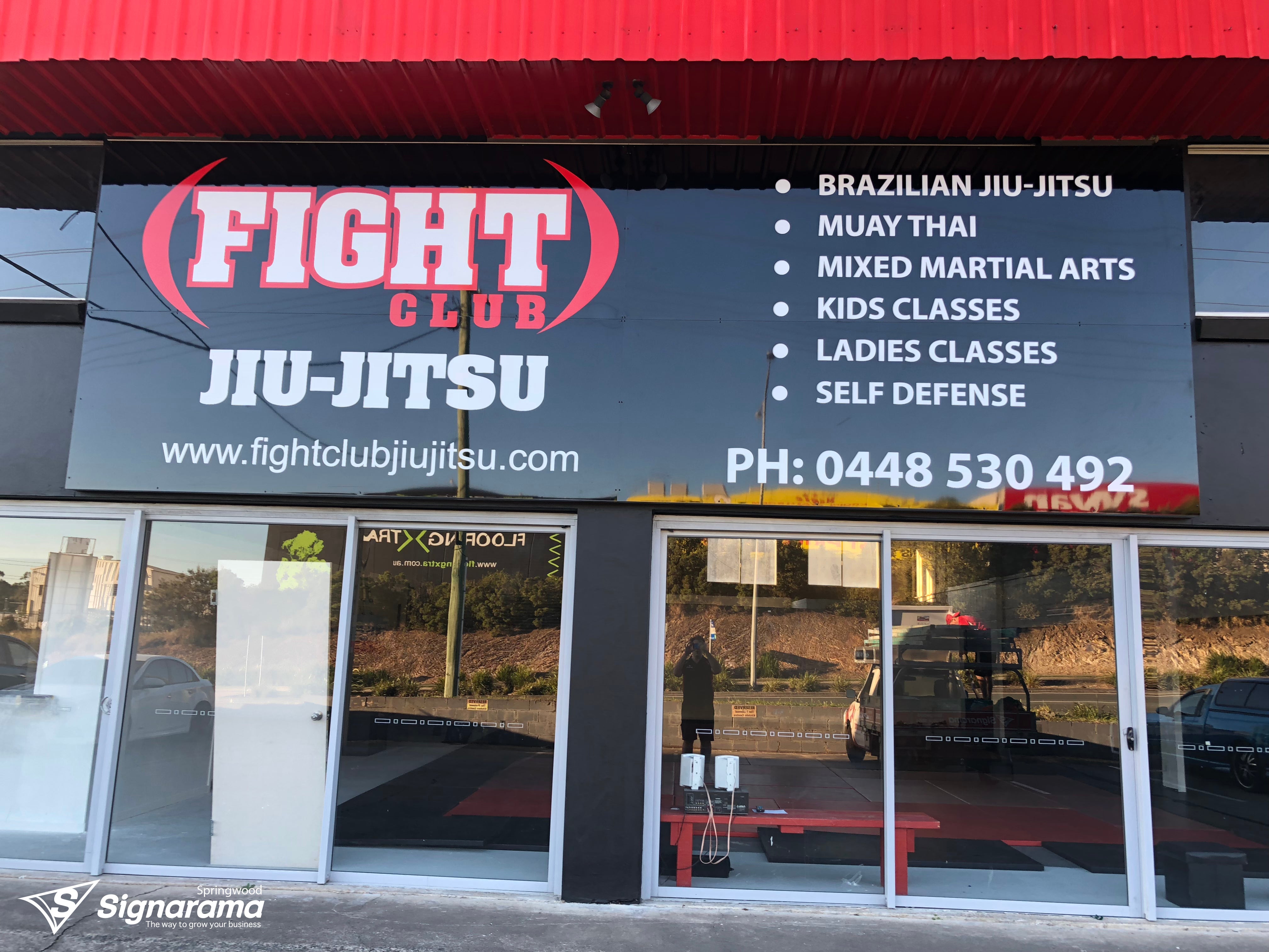 Fight Club – metal signage