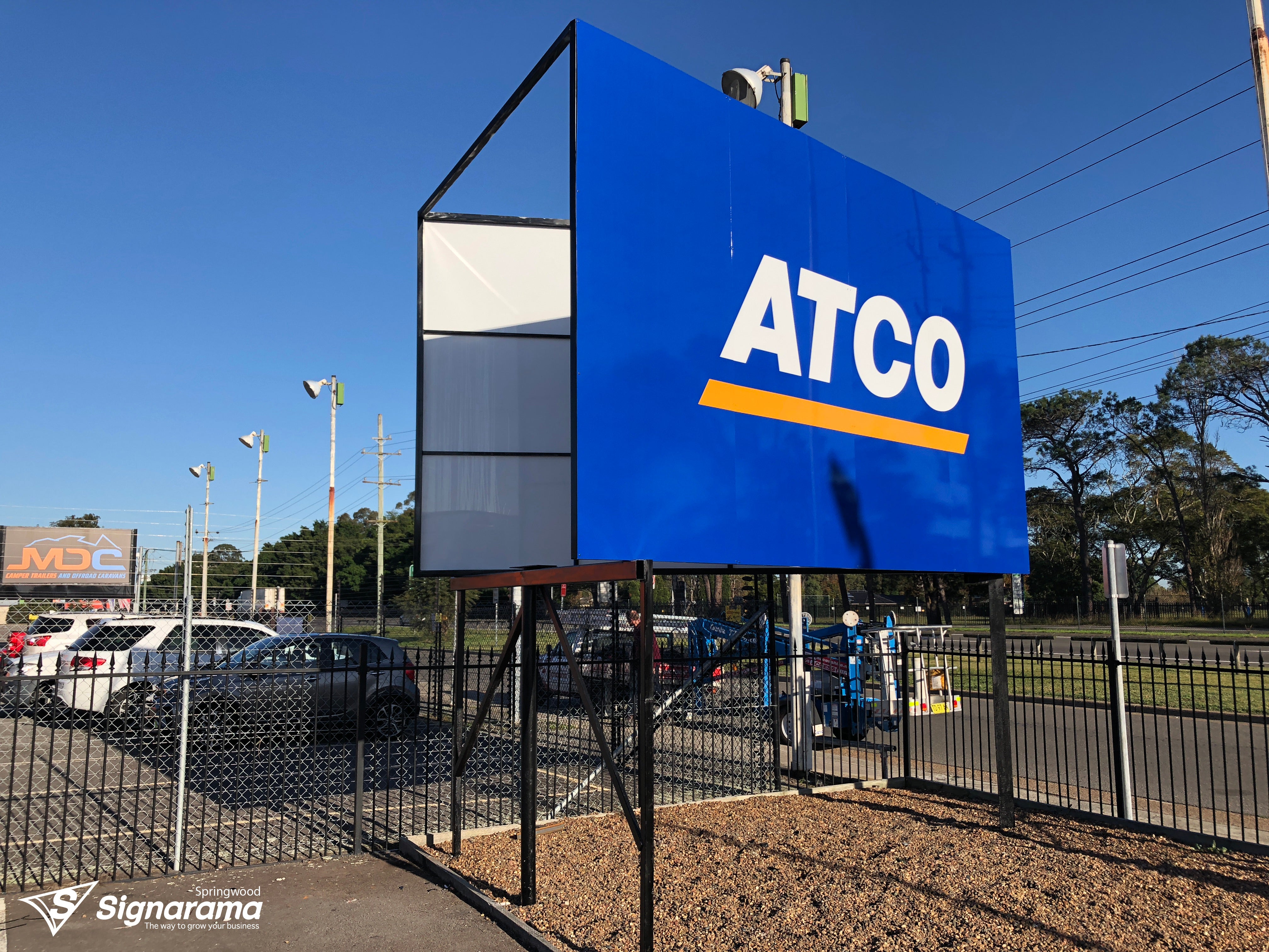 ATCO – post and panel signage