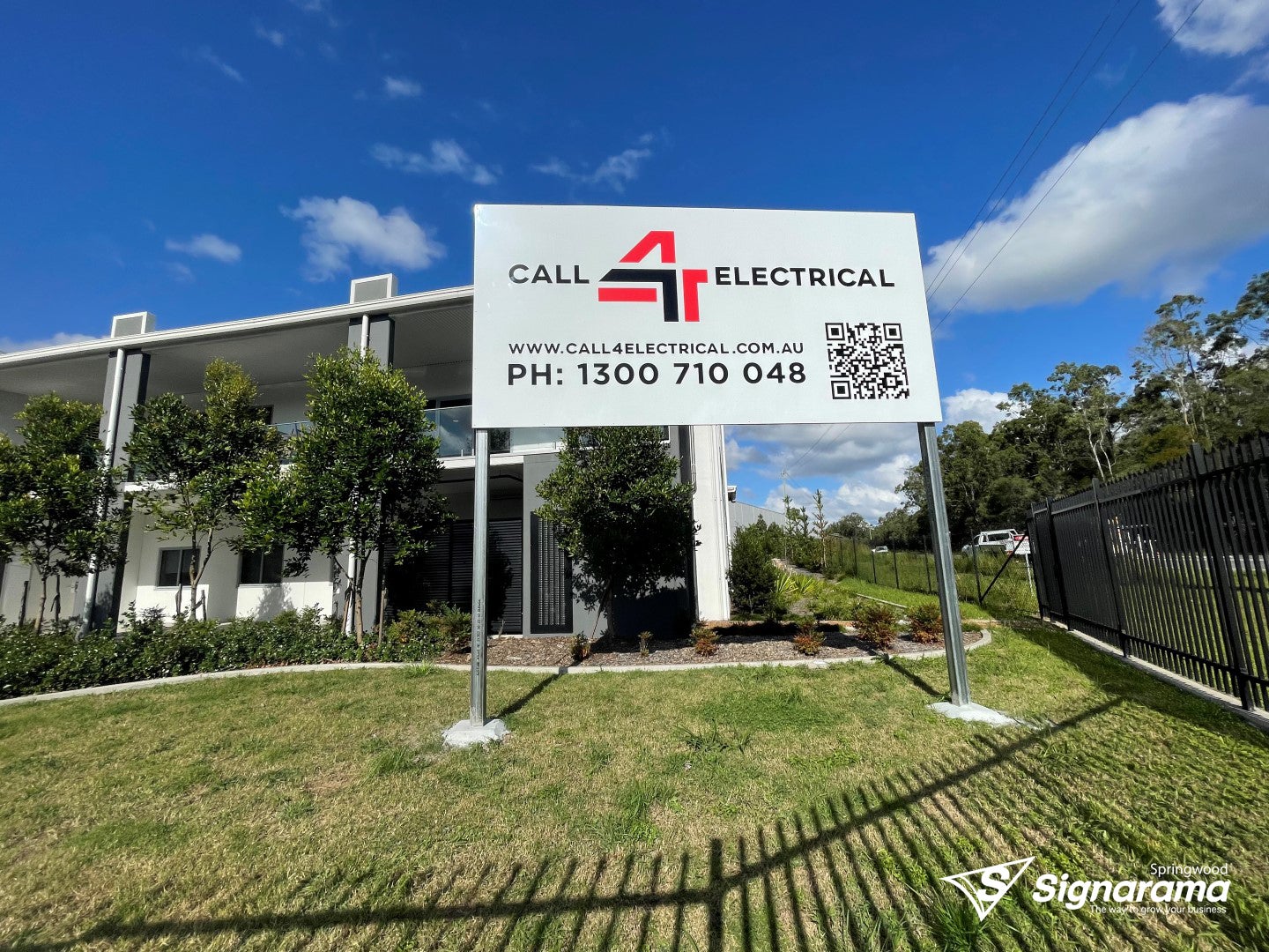 Call Electrical – post and panel signage