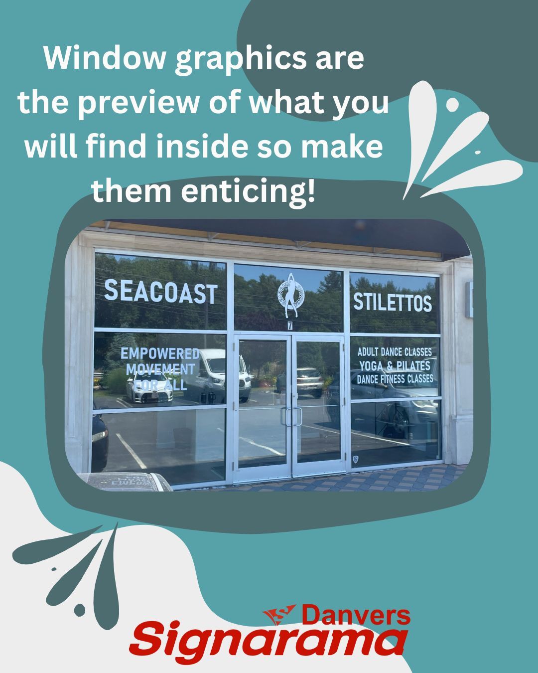 Window Graphics at Seacoast Stilettos