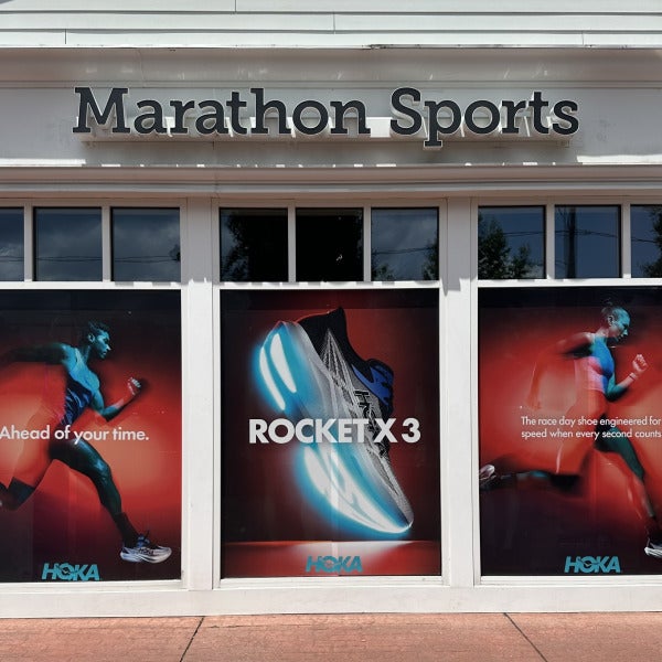 Transforming Marathon Sports with Bold, Branded Window Graphics
