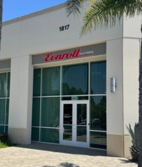EVNROLL Golf Company Dimensional Storefront Signage Replacement in Carlsbad!