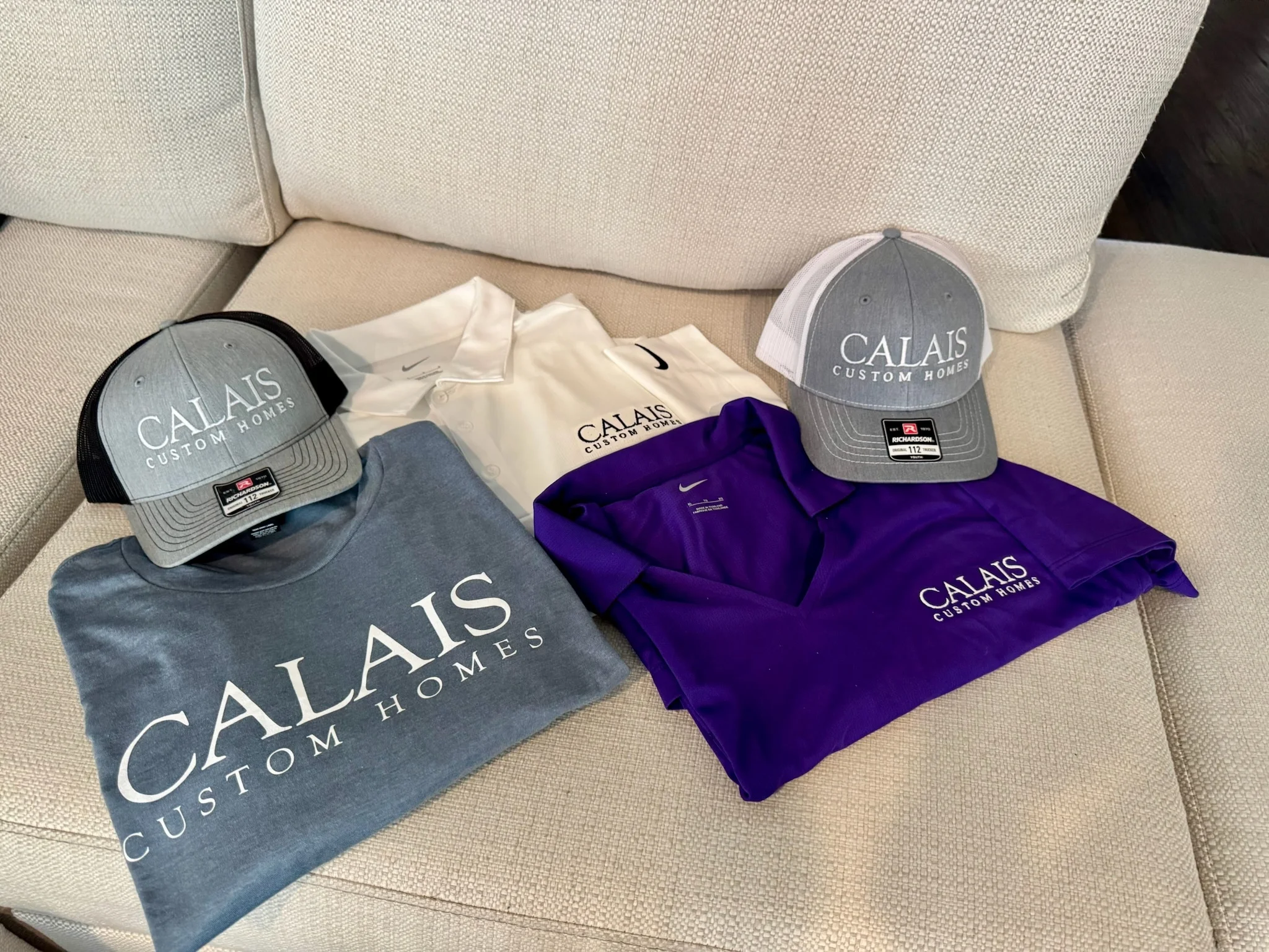New Swag for Calais Custom Homes!