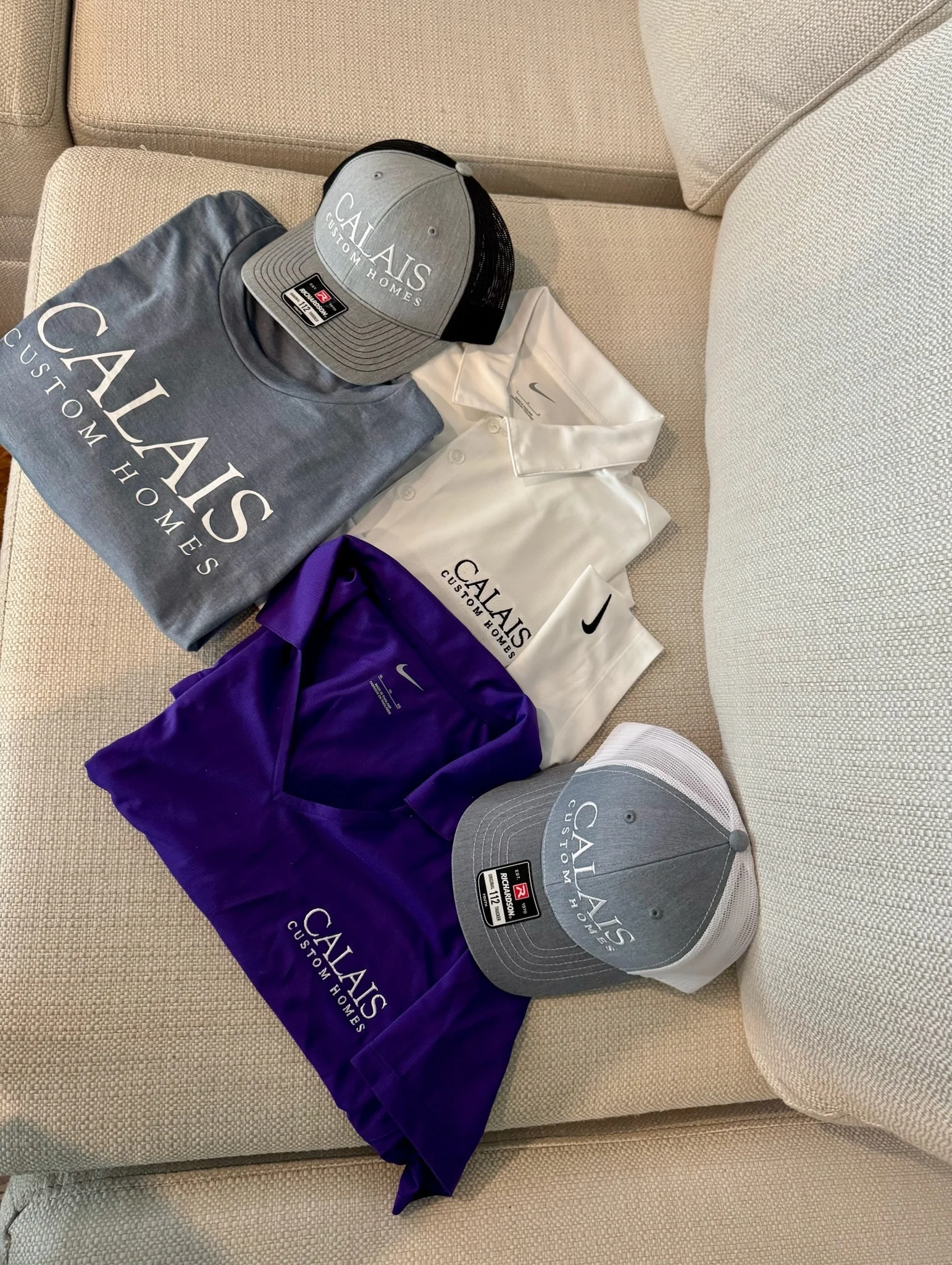 New Swag for Calais Custom Homes!