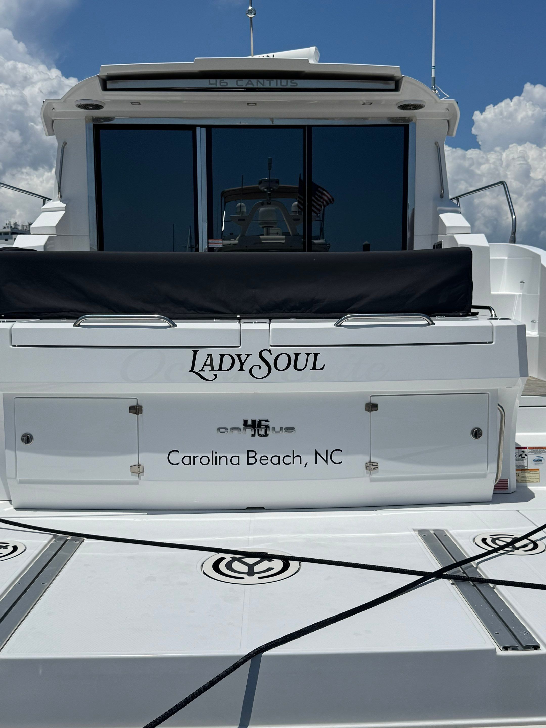 Custom Boat Lettering