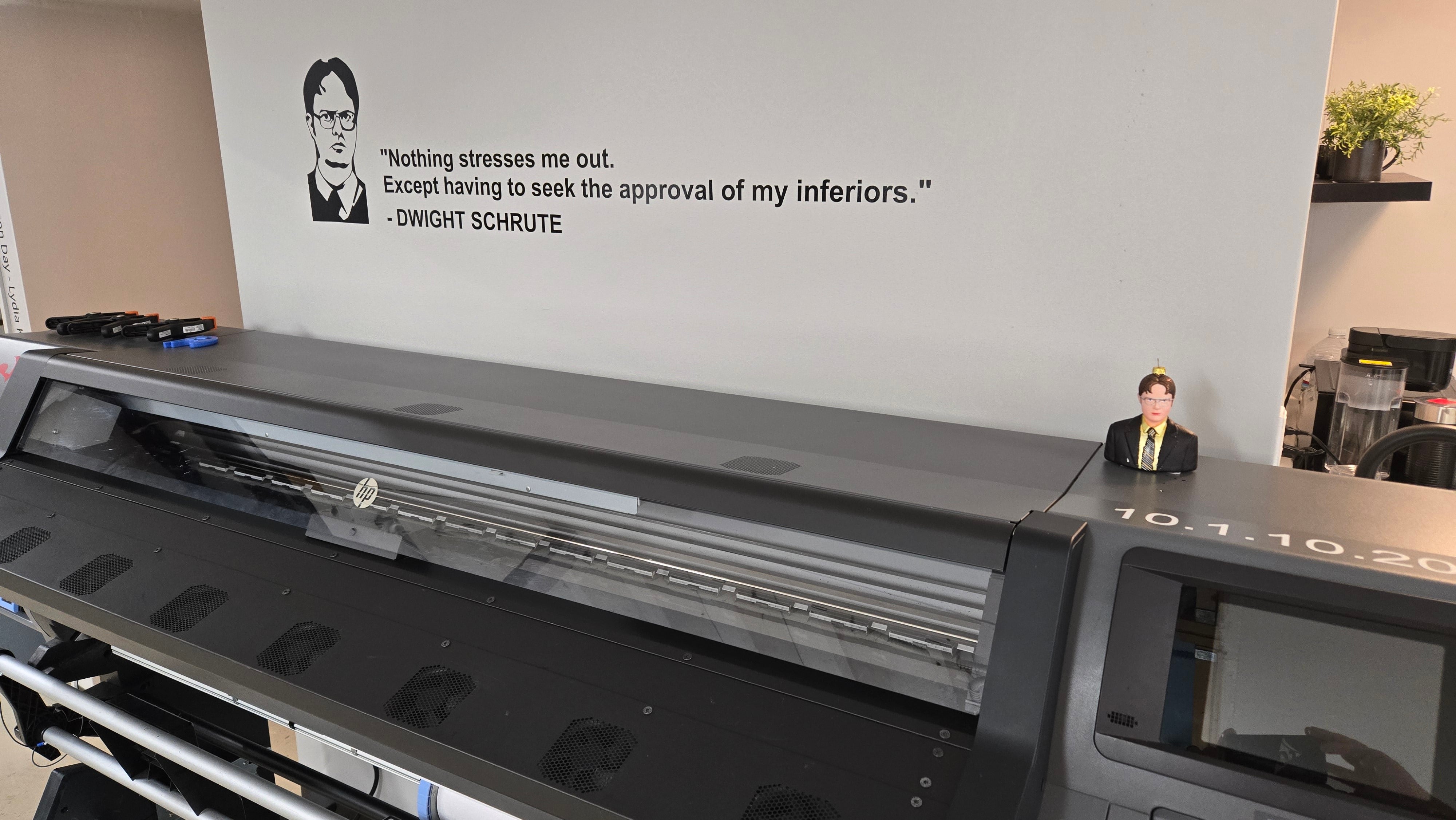 Meet Dwight Schrute – Our Assistant to the Regional Printer