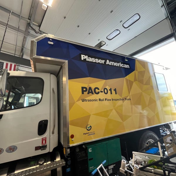Plasser Truck 1-PAC-011 Vehicle Graphics