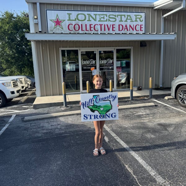 Hill Country Strong Yard Sign_Lonestar Collective Dance