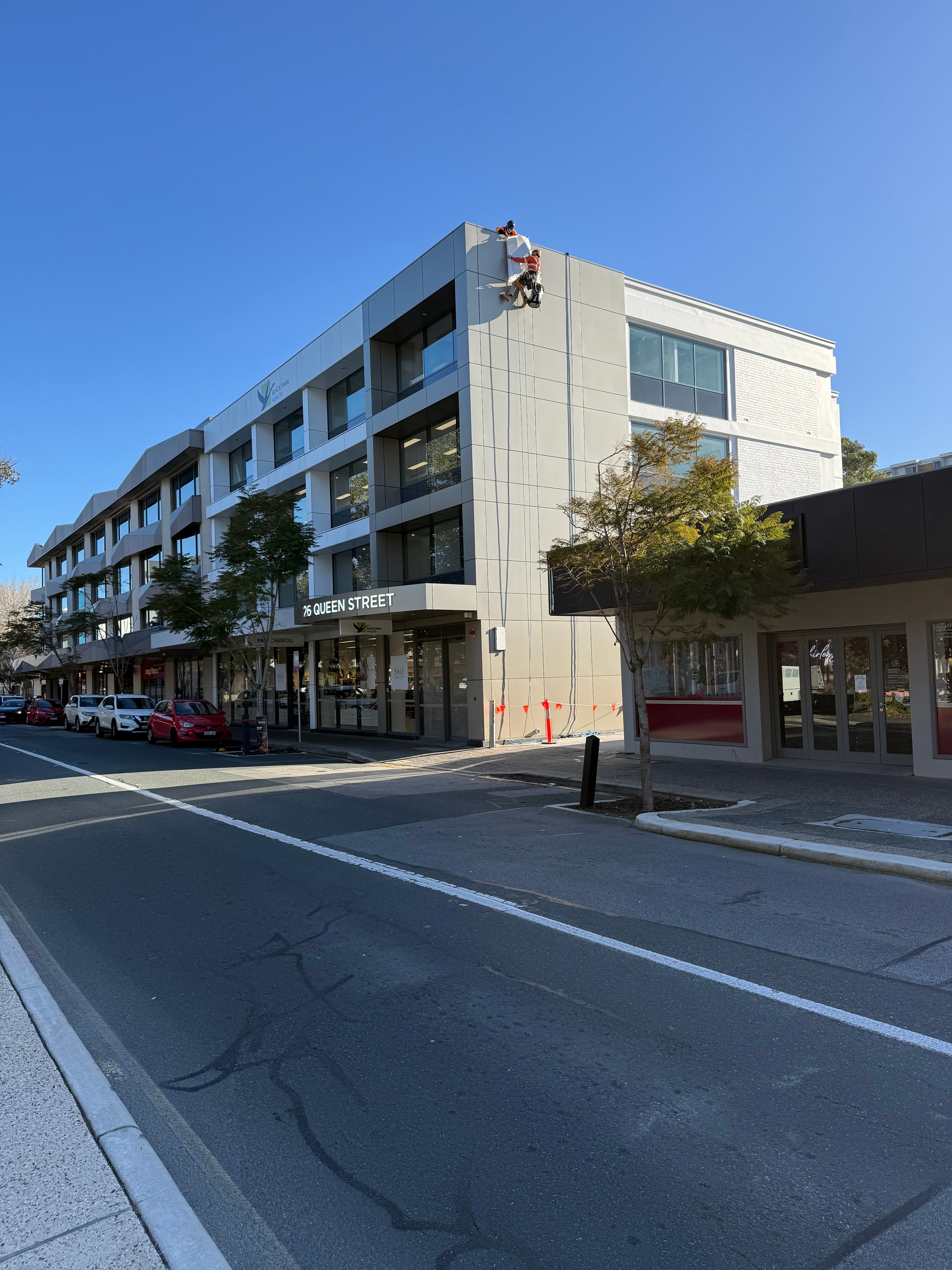Elevating Black Swan Health’s Brand with Bespoke Building Signage