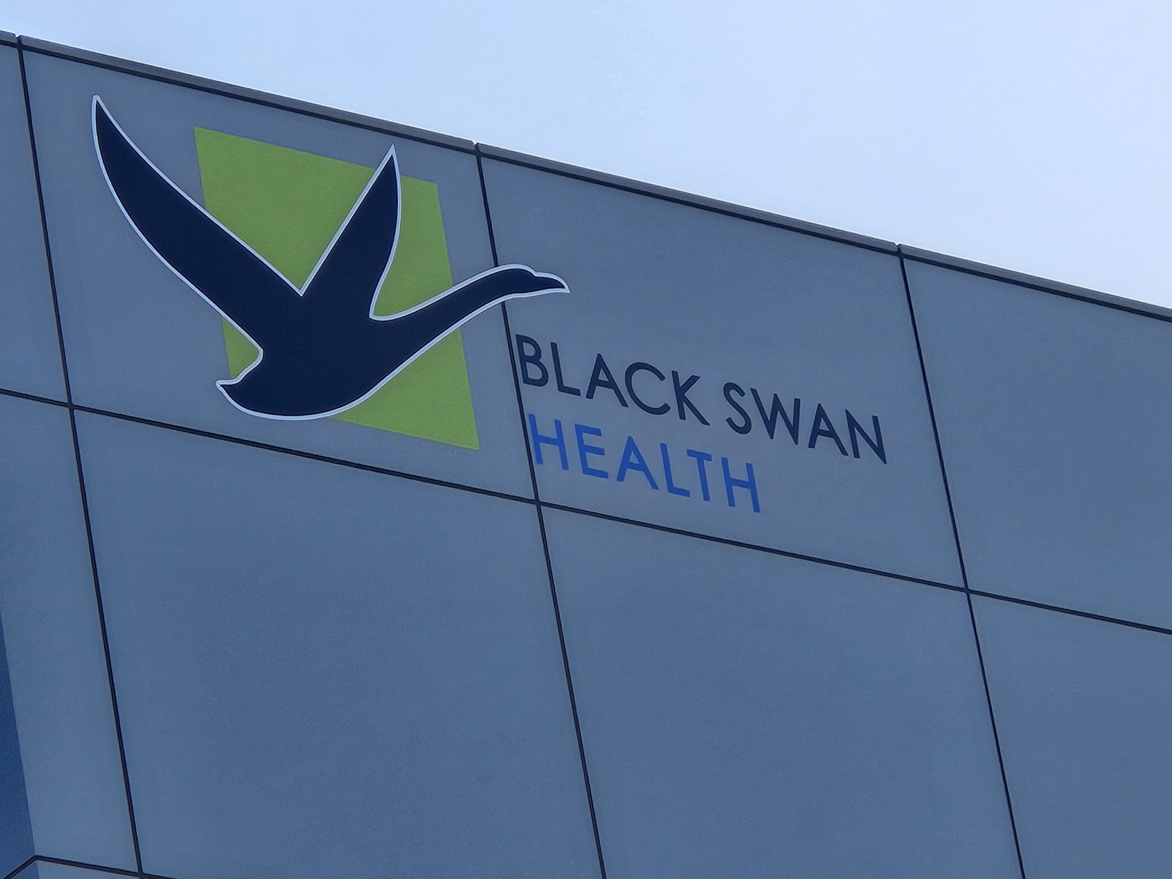 Elevating Black Swan Health’s Brand with Bespoke Building Signage