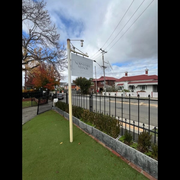 Building Signage - Normanby Manor - Thornbury VIC.