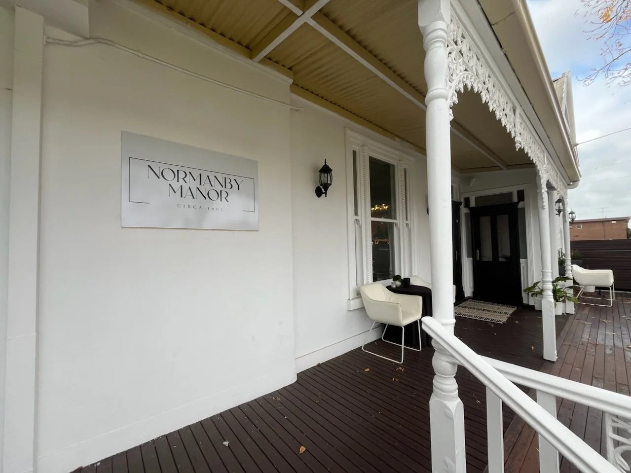 Building Signage - Normanby Manor - Thornbury VIC.