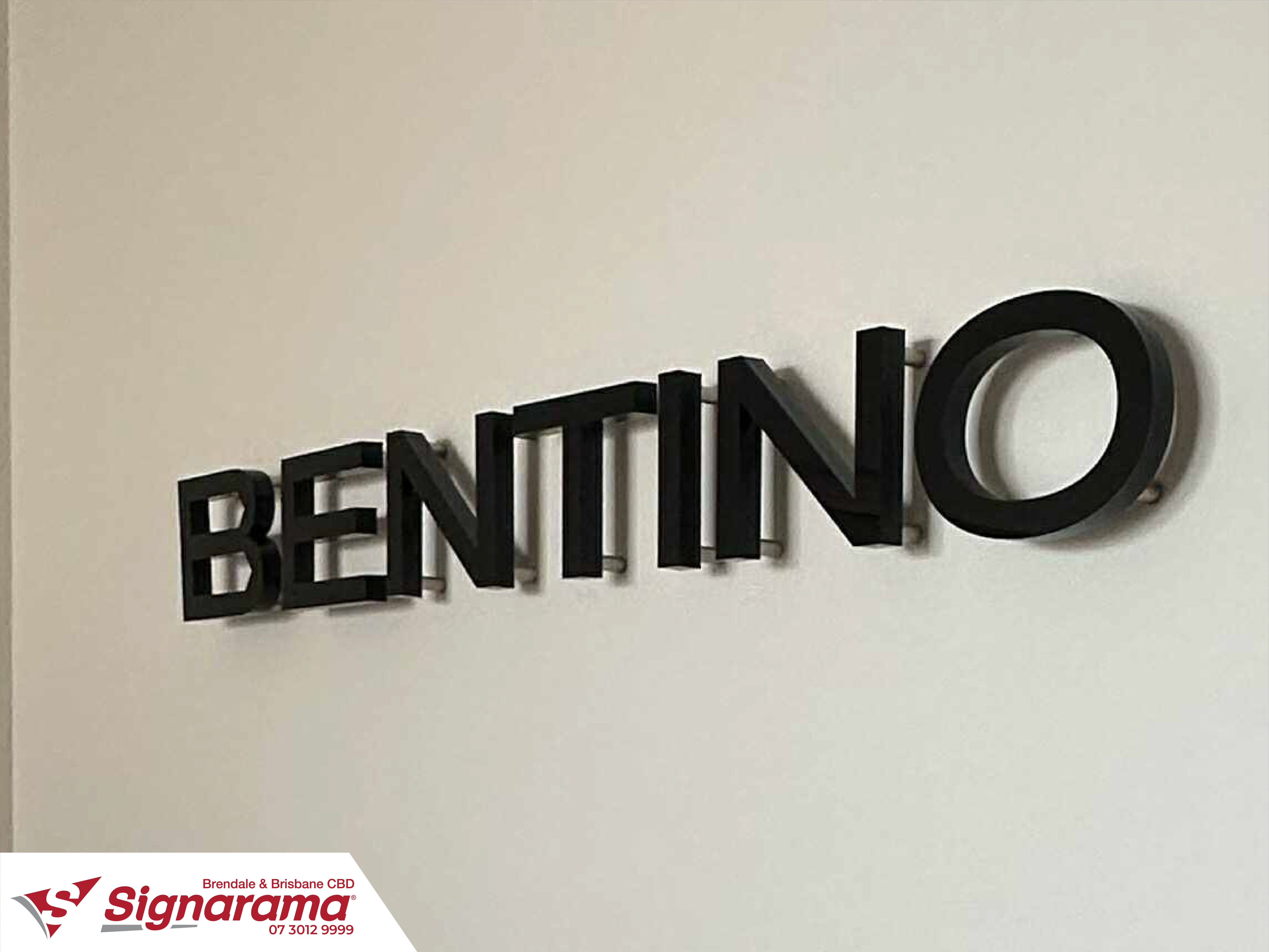 Captivating 3D Signage for Bentino Exudes Credibility | Signarama Brendale