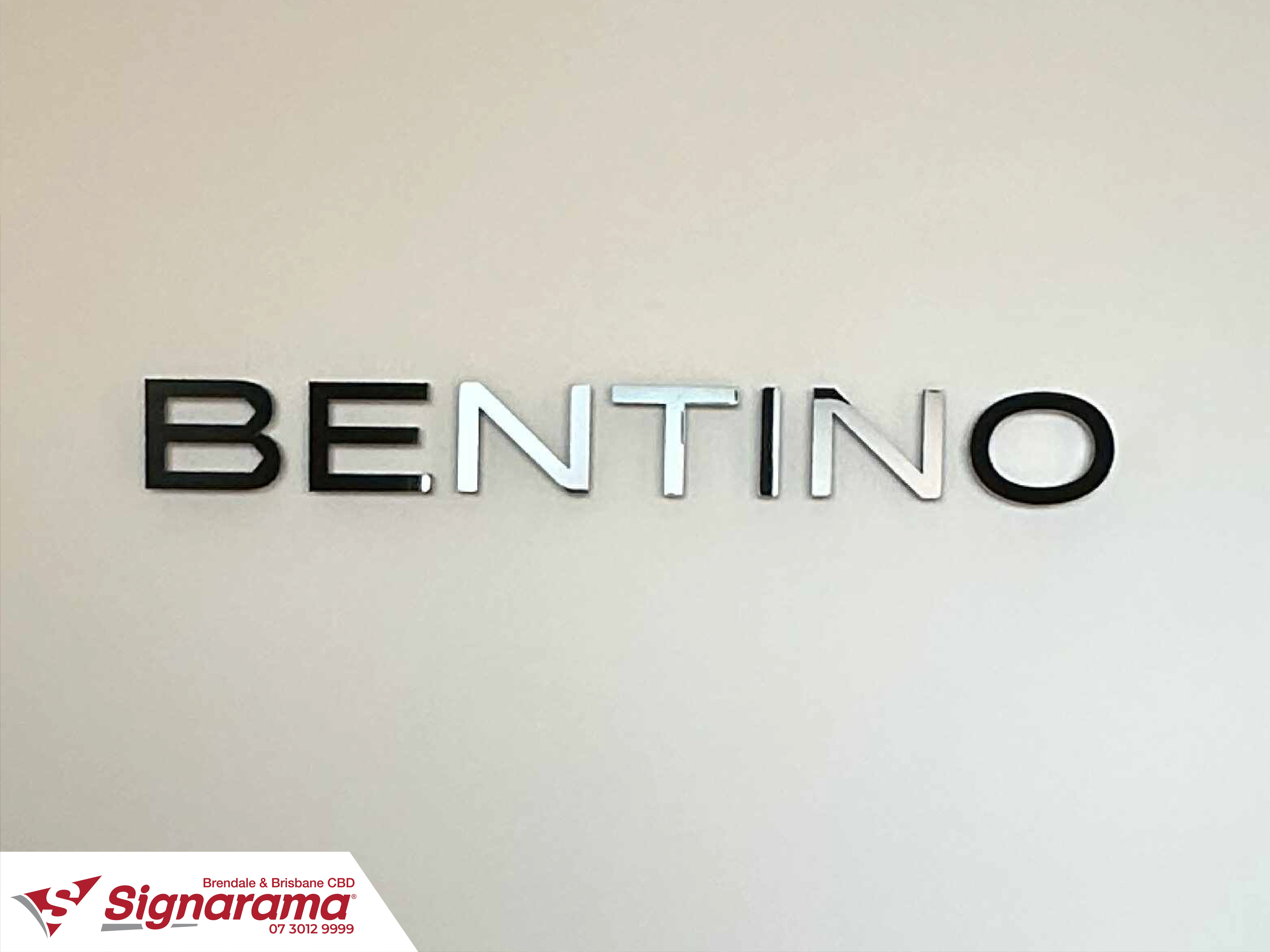 Captivating 3D Signage for Bentino Exudes Credibility | Signarama Brendale