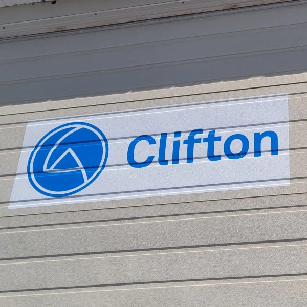 Bay Door Decal for Clifton Engineering in Edmonton, AB