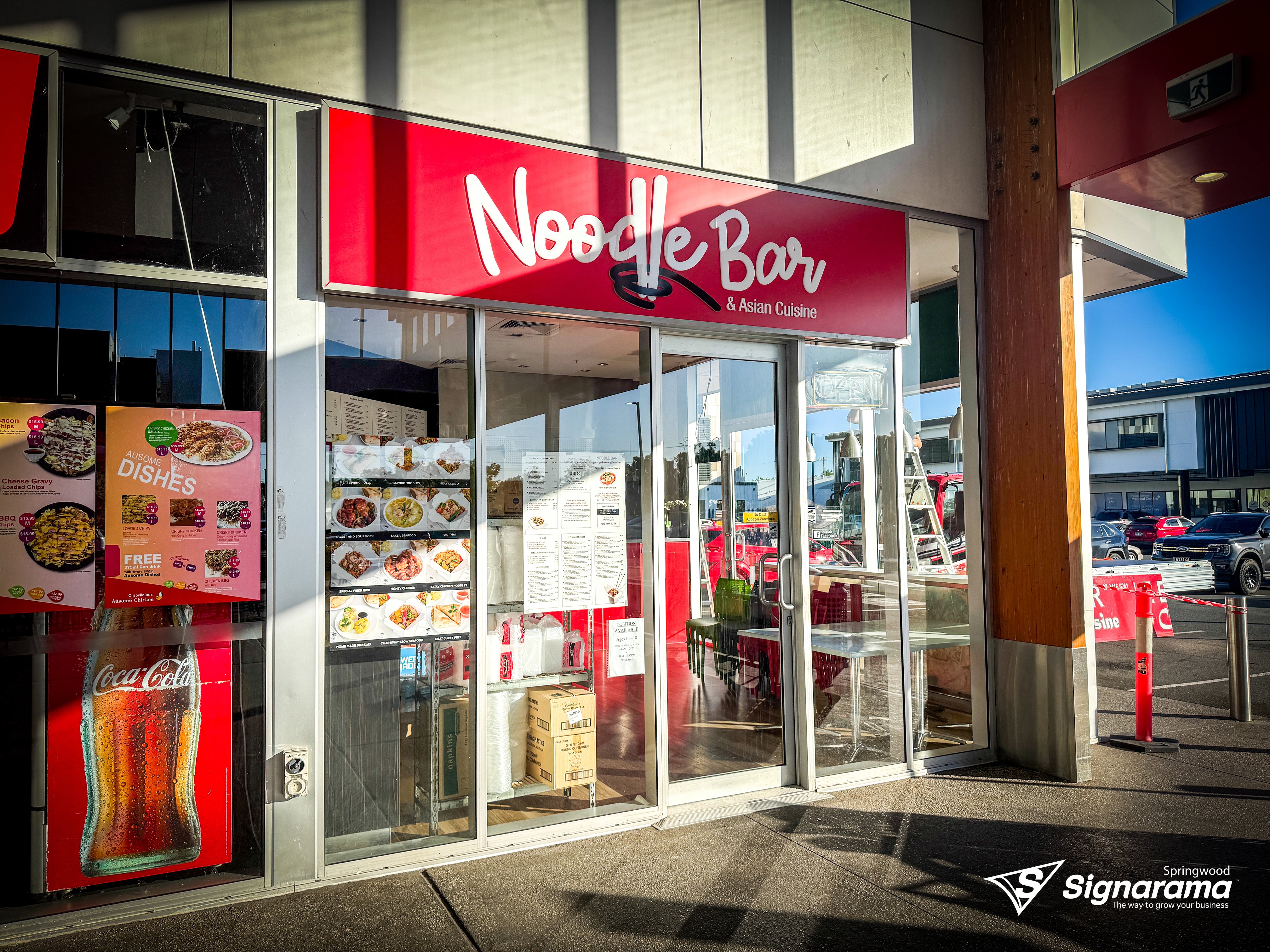 Shopfront Re-Brand - Meadowbrook Noodle Bar