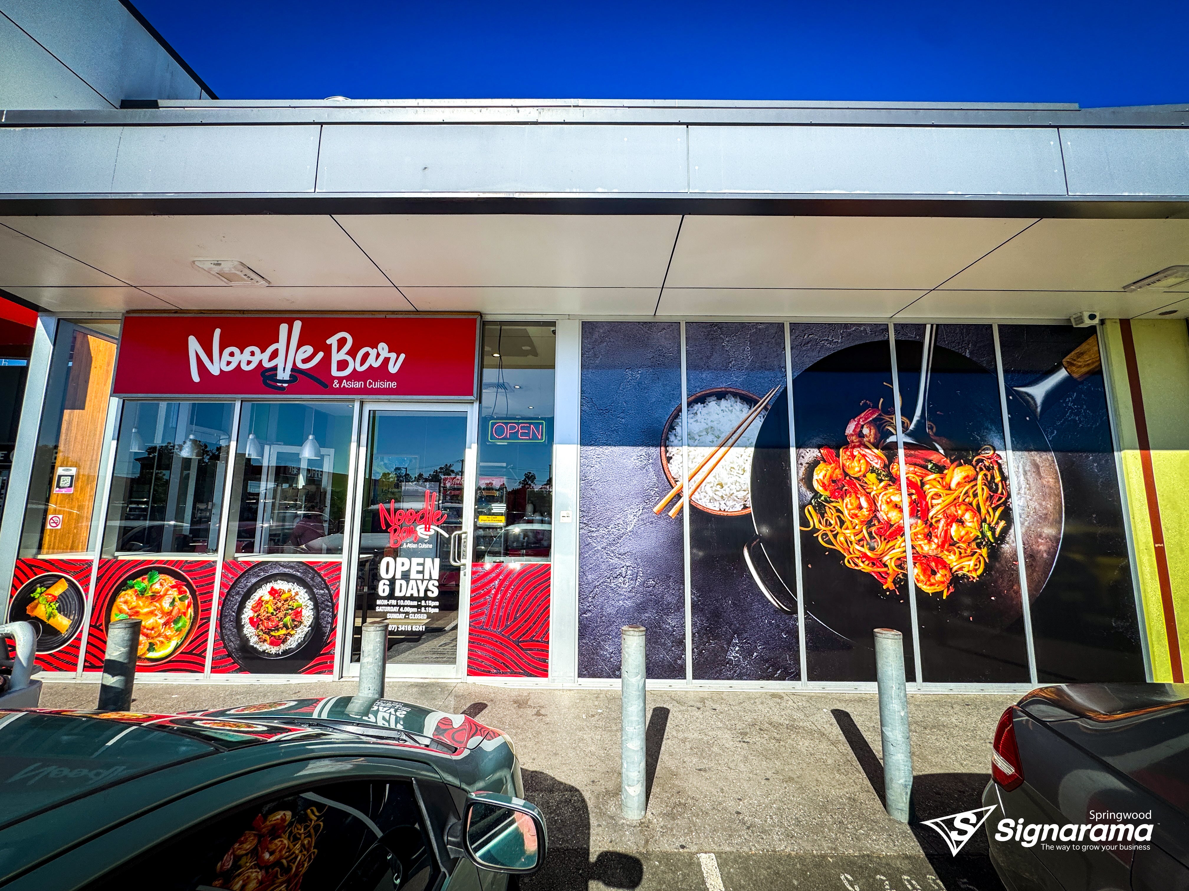 Shopfront Re-Brand - Meadowbrook Noodle Bar