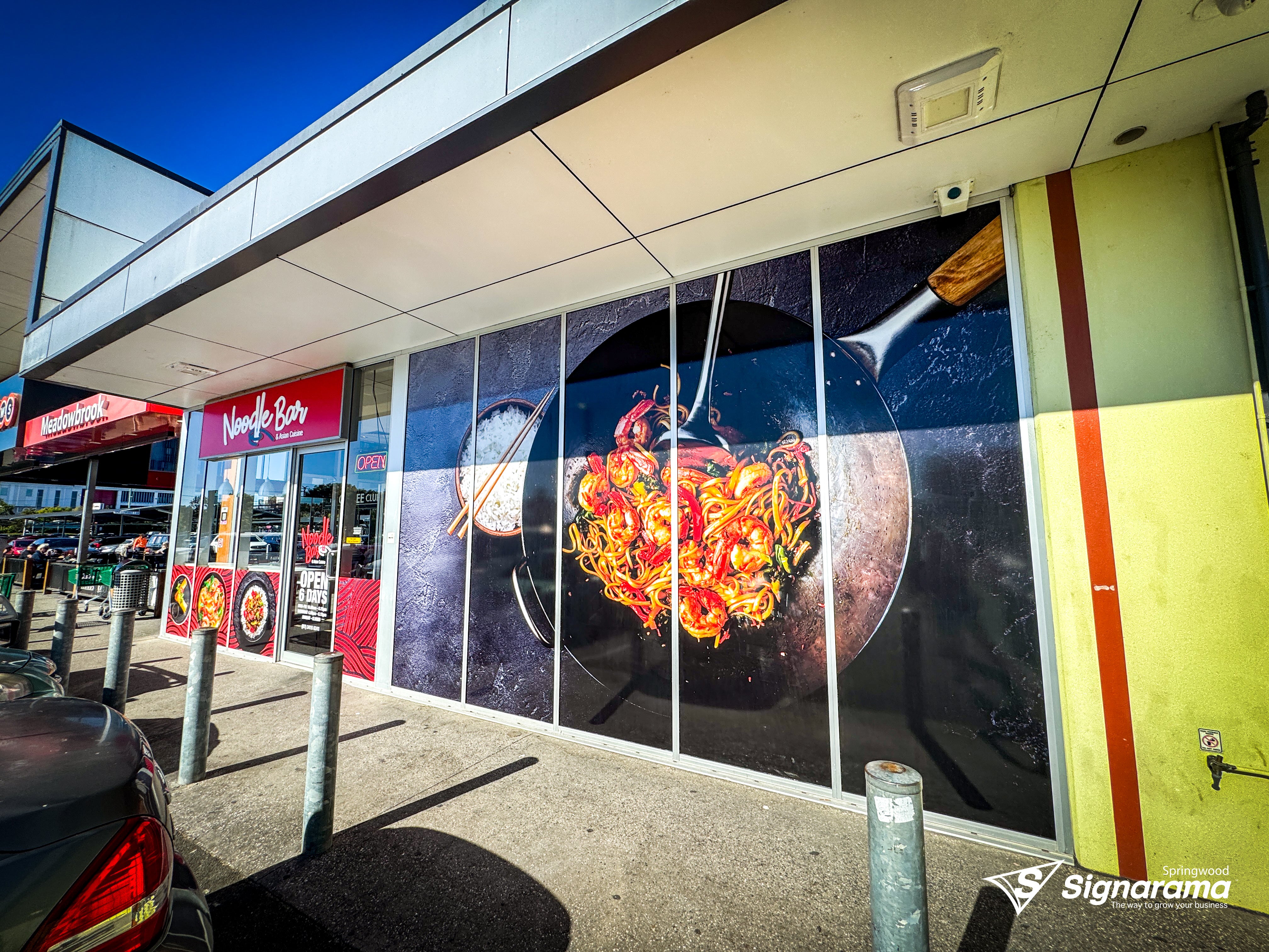 Shopfront Re-Brand - Meadowbrook Noodle Bar