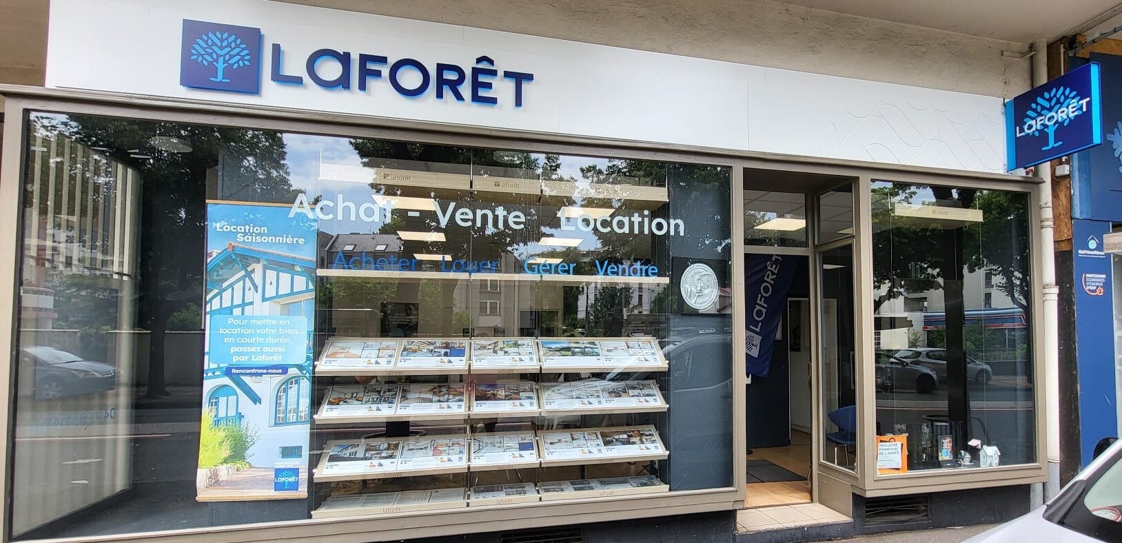 Nouvelle vitrine pour l’agence Laforêt