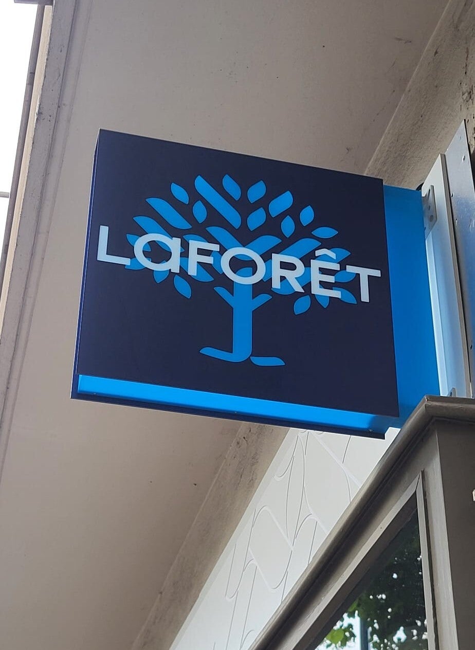 Nouvelle vitrine pour l’agence Laforêt