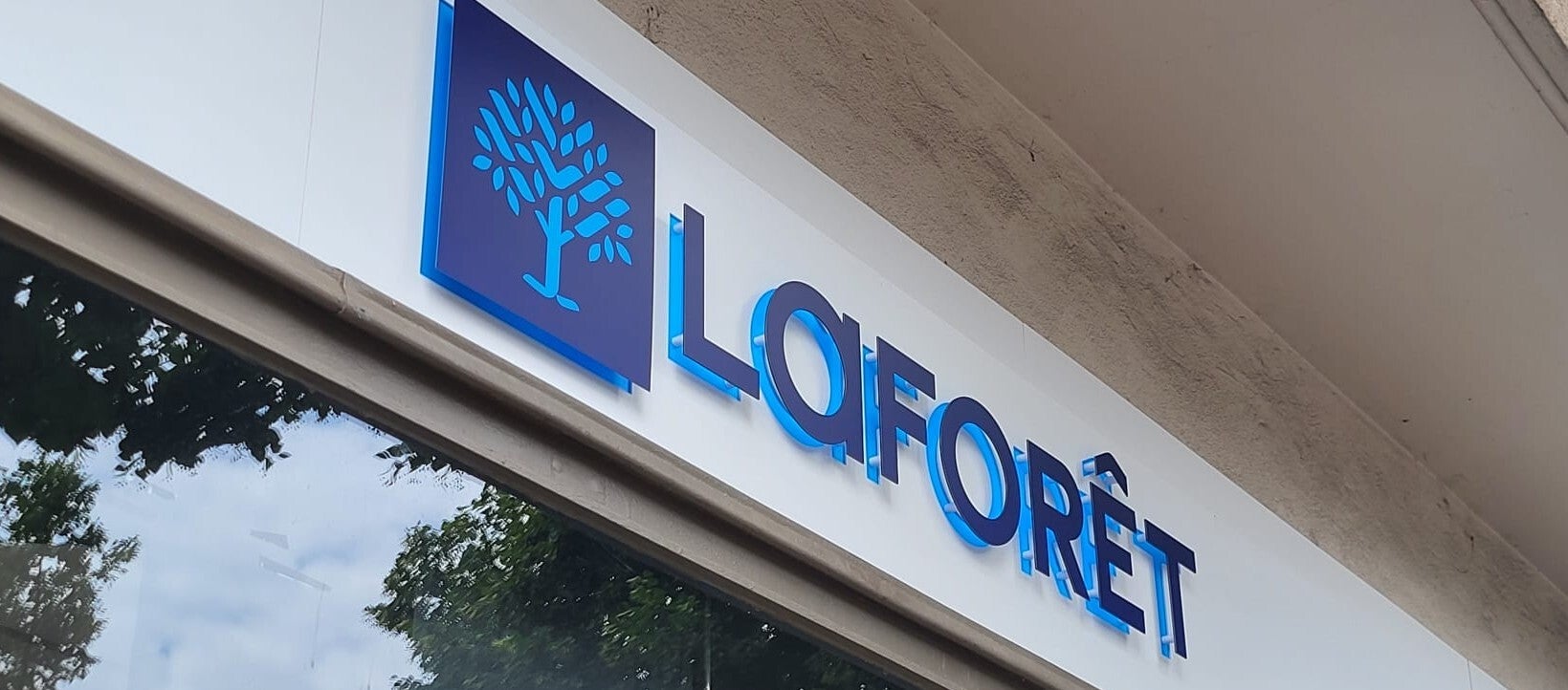 Nouvelle vitrine pour l’agence Laforêt