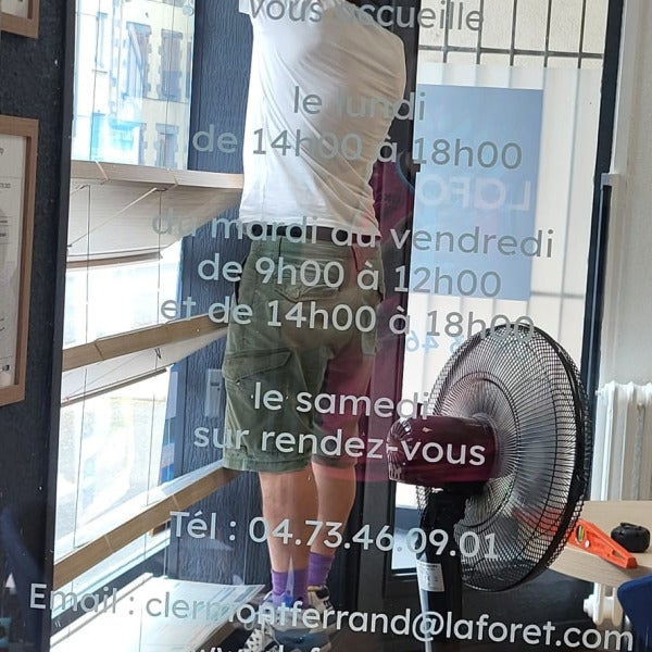 Nouvelle vitrine pour l’agence Laforêt