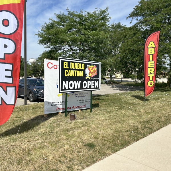 Feather Flags - Post and Panel Signs