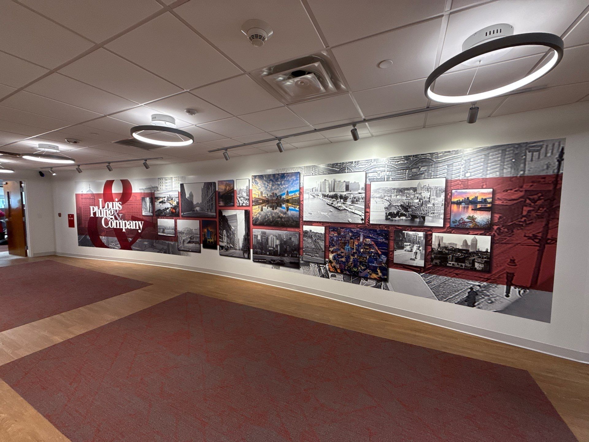 Wall Graphic for Louis Plung Company in Pittsburgh, PA!