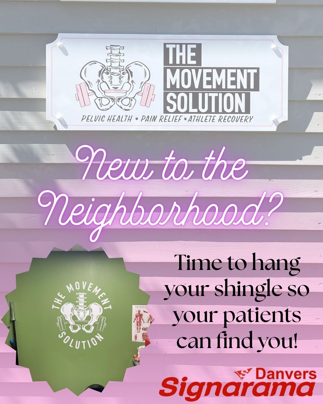 Office Signage - The Movement Solution - Boxford MA