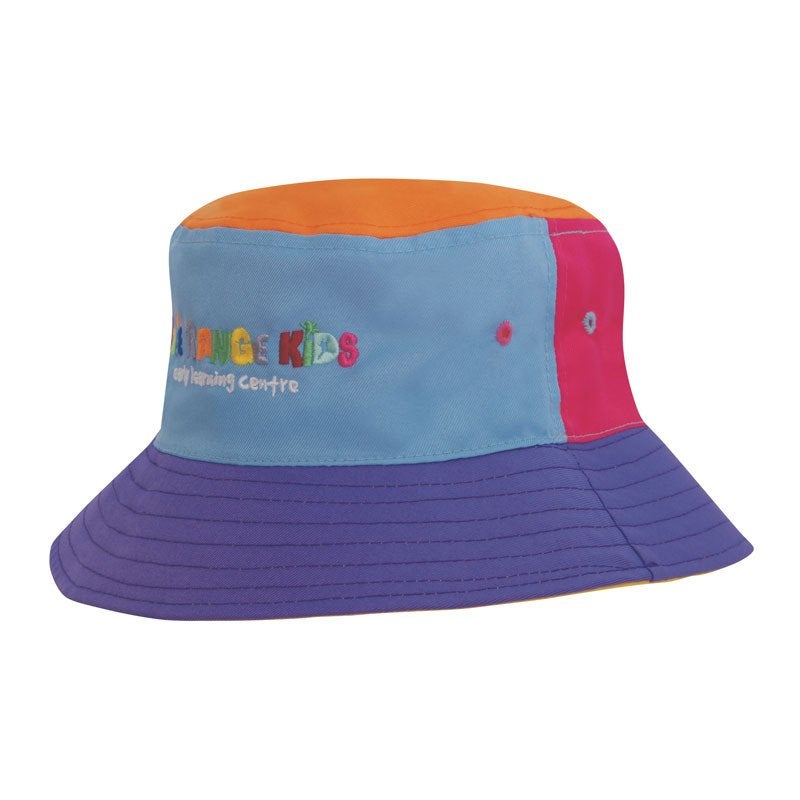 Breathable Poly Twill Child's Bucket Hat