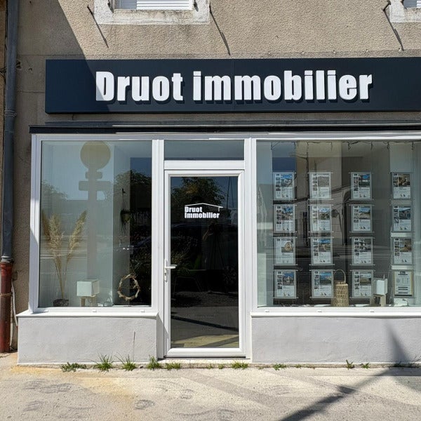 Enseigne lumineuse Druot Immobilier